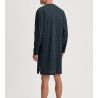 Chemise de nuit pour homme en coton Relax Streamline Saphir Blue