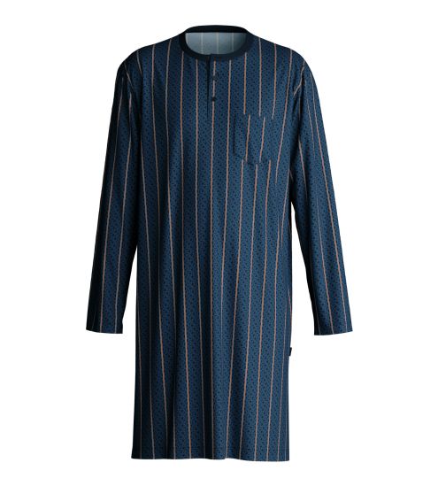 Chemise de nuit homme à rayures Relax Imprint Insignia Blue