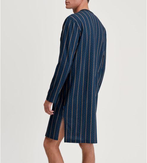 Chemise de nuit homme à rayures Relax Imprint Insignia Blue