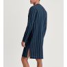 Chemise de nuit homme à rayures Relax Imprint Insignia Blue