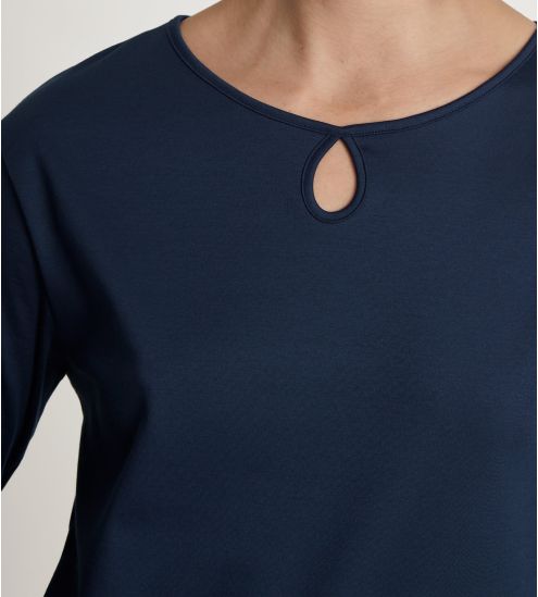 Pyjama femme en coton bleu Sweet Dreams Peacoat Blue