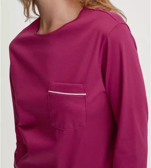 Pyjama bords élastiques imprimé fleuri Sweet Dreams Dahlia Pink