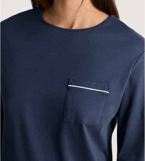 Pyjama bords élastiques bleu imprimé étoiles Sweet Dreams Peacot Blue