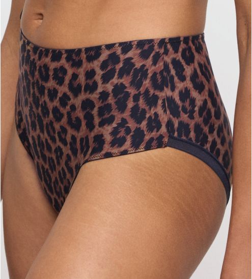 Culotte haute imprimé léopard Tom Fauve