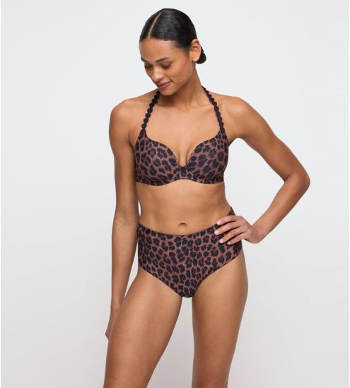 Culotte haute imprimé léopard Tom Fauve