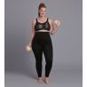 Legging de sport grande taille noir Tights Massage+