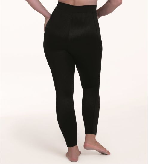 Legging de sport grande taille noir Tights Massage+