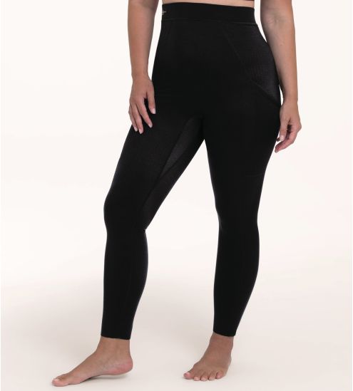 Legging de sport grande taille noir Tights Massage+