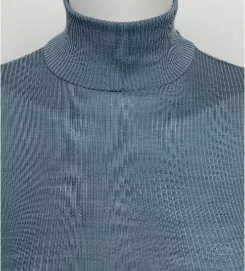 Pull laine & soie femme Bleu