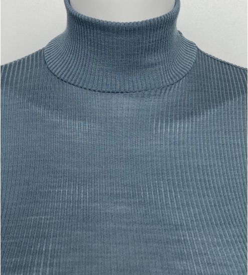 Pullover Wolle & Seide Blau Blauer Zucker