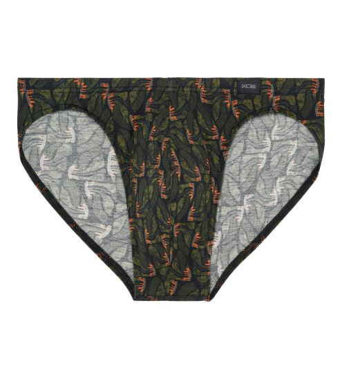 Slip pour homme Vizzanova imprimé minimaliste vert kaki