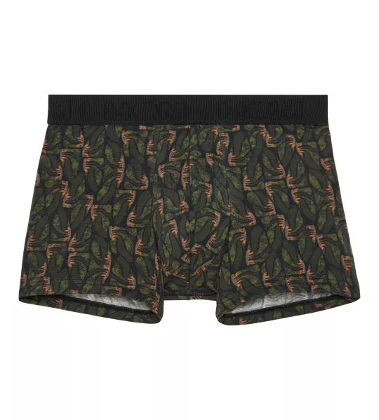 Boxer pour homme Vizzanova imprimé minimaliste vert kaki