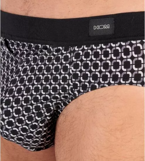 Slip homme avec ouverture avant Waldorf imprimé gris