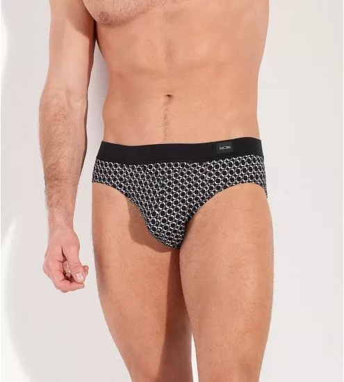 Slip homme avec ouverture avant Waldorf imprimé gris