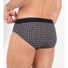 Slip homme avec ouverture avant Waldorf imprimé gris