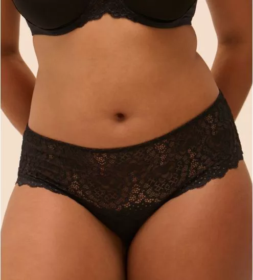 Shorty Caresse avec dentelle Noir