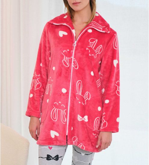 Rosa Pilof Jacke mit...