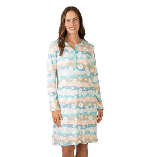 Liquette avec poches imprimé coloré et motifs de fleurs