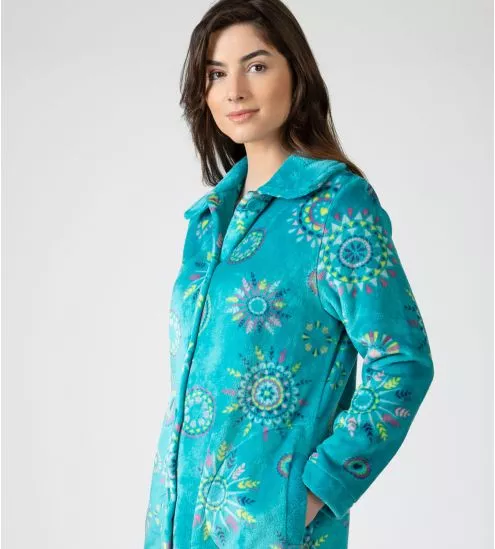 Multicolored printed blue...