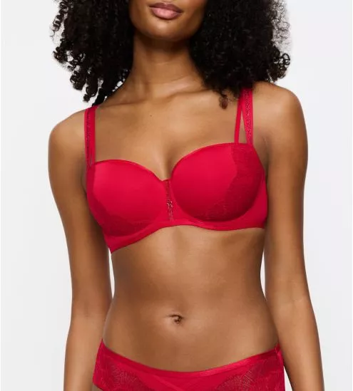 Soutien gorge rouge avec coques Palina Moonlight Kiss Shanghai Red