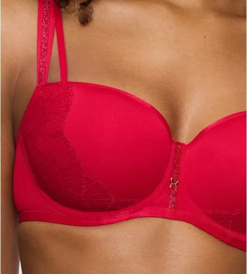 Soutien gorge rouge avec coques Palina Moonlight Kiss Shanghai Red