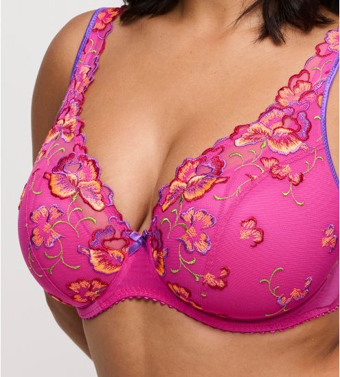 Soutien gorge plongeant demi mousse Devdaha Very Berry