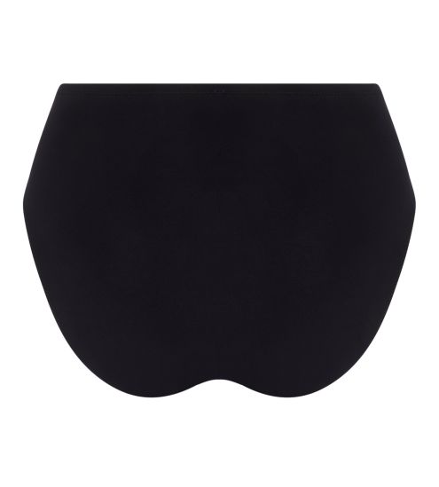 Culotte haute en dentelle noire et broderie dorée Sublime en Or Noir Éclat