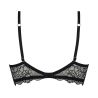 Soutien gorge emboîtant à armatures en dentelle noire et broderie dorée Sublime en Or Noir Éclat