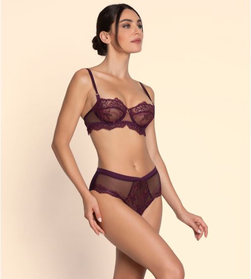 Shorty violet sexy Élégance Artist Orchidée