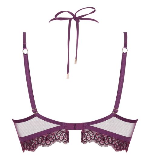 Soutien gorge à coques violet Élégance Artist Orchidée
