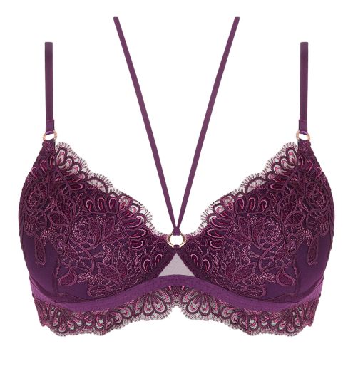 Soutien gorge à coques violet Élégance Artist Orchidée