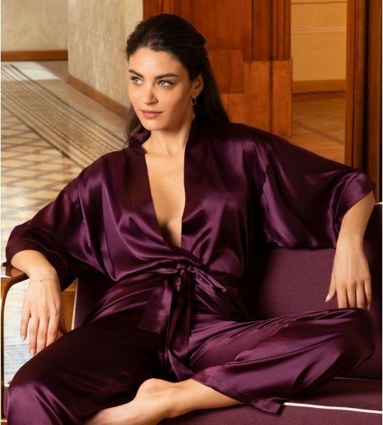 Seide lila Eleganz Künstlerorchidee