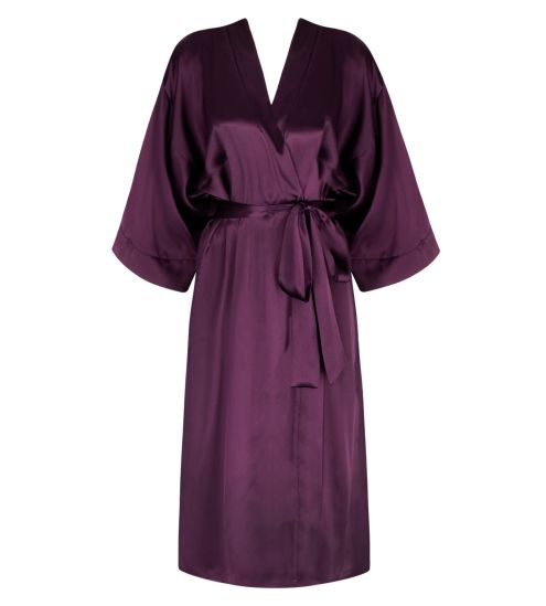 Déshabillé en soie violet Élégance Artist Orchidée