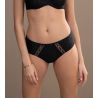 Shorty noir imprimé léopard brillant Sensualité Fauve