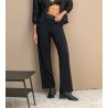 Pantalon d'intérieur femme noir ceinture léopard Sensualité Fauve