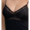 Nuisette noire imprimée léopard Sensualité Fauve