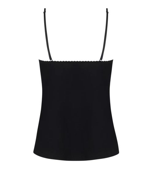 Caraco noir imprimé léopard Sensualité Fauve