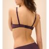 Soutien gorge violet plongeant armatures Intrigue Figue