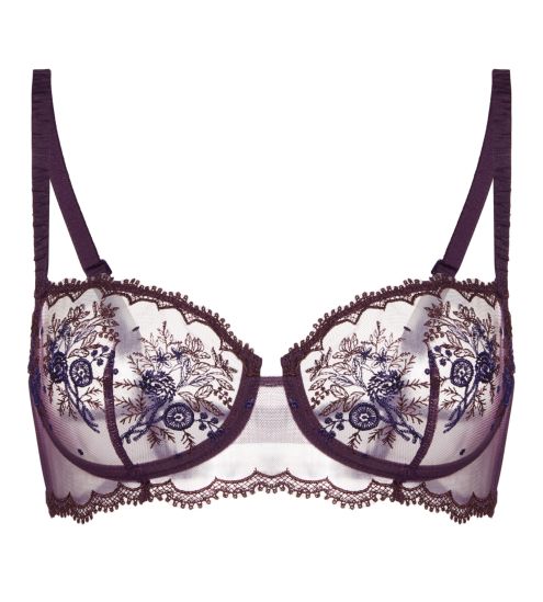 Soutien gorge violet corbeille Intrigue Figue