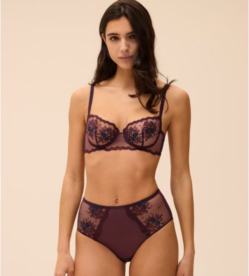 Soutien gorge violet corbeille Intrigue Figue