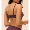 Soutien gorge violet corbeille Intrigue Figue