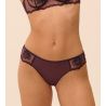 Tanga violet brodé Intrigue Figue