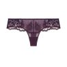Tanga violet brodé Intrigue Figue