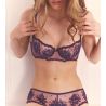 Soutien gorge violet corbeille Intrigue Figue