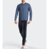 Pyjama en velours bleu pour homme