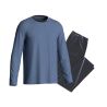 Pyjama en velours bleu pour homme
