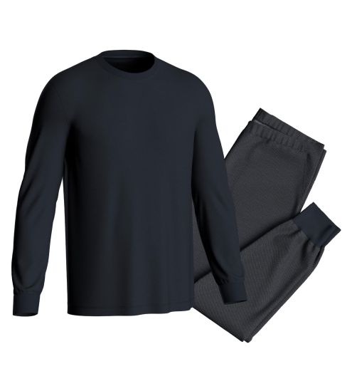 Pyjama homme thermo chaud Bleu Marine
