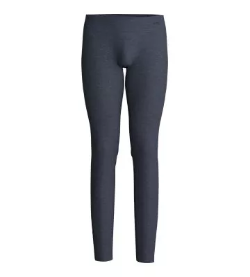 Collant legging pour homme en laine & soie gris foncé