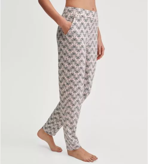 Pantalon droit imprimé papillons Favourites Seduction Pearl Blush