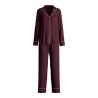 Pyjama chemise femme Moonlight Dreams Dark Burgundy